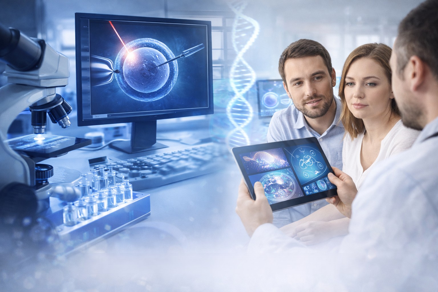 تقنيات إضافية في علاج العقم