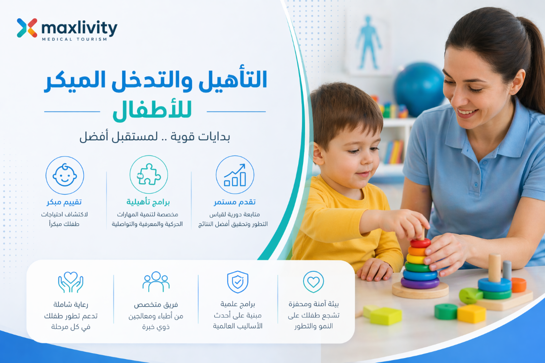 التأهيل والتدخل المبكر للأطفال في الخارج  Early Intervention & Rehabilitation for Children Abroad