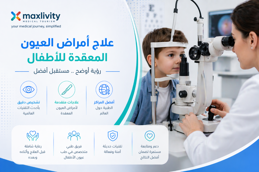 👁️ علاج أمراض العيون المعقدة للأطفال في الخارج Advanced Pediatric Eye Treatment Abroad